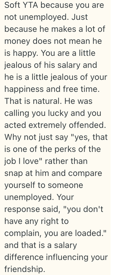 Screenshot 2025 06 14 at 1.31.51 PM His Friend Kept Telling Him He Was Lucky To Have So Much Free Time With His Job, So He Called Him Out For Making So Much Money